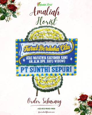 Papan Bunga Duka di Kembang