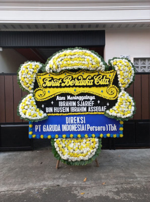 Papan Bunga Duka di Kembang
